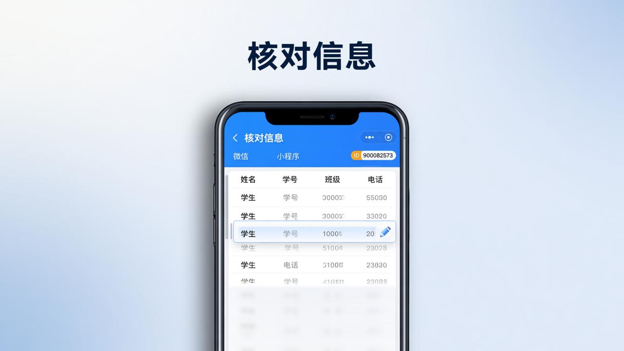 学籍信息核对在哪里查？微信小程序怎么修改补填学号姓名电话等数据