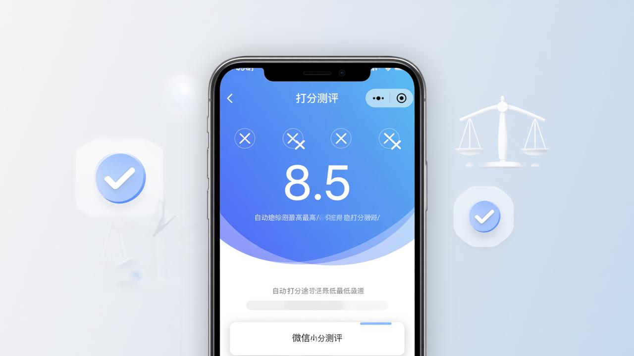微信打分小程序怎么用？扫码打分秒出结果，自动去最高最低分的实操教程