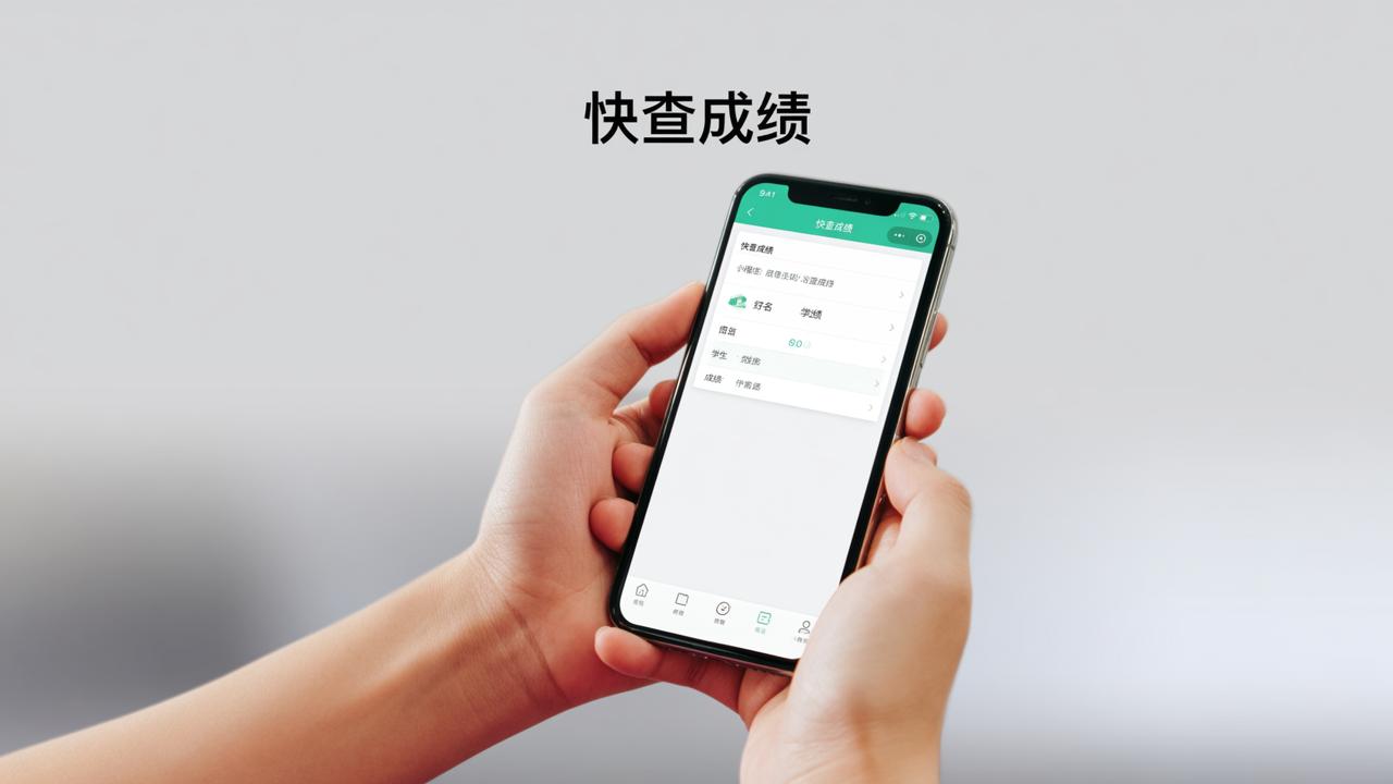 怎样用微信查学生成绩？快查成绩小程序一对一私密查询，查完自动锁屏防误查