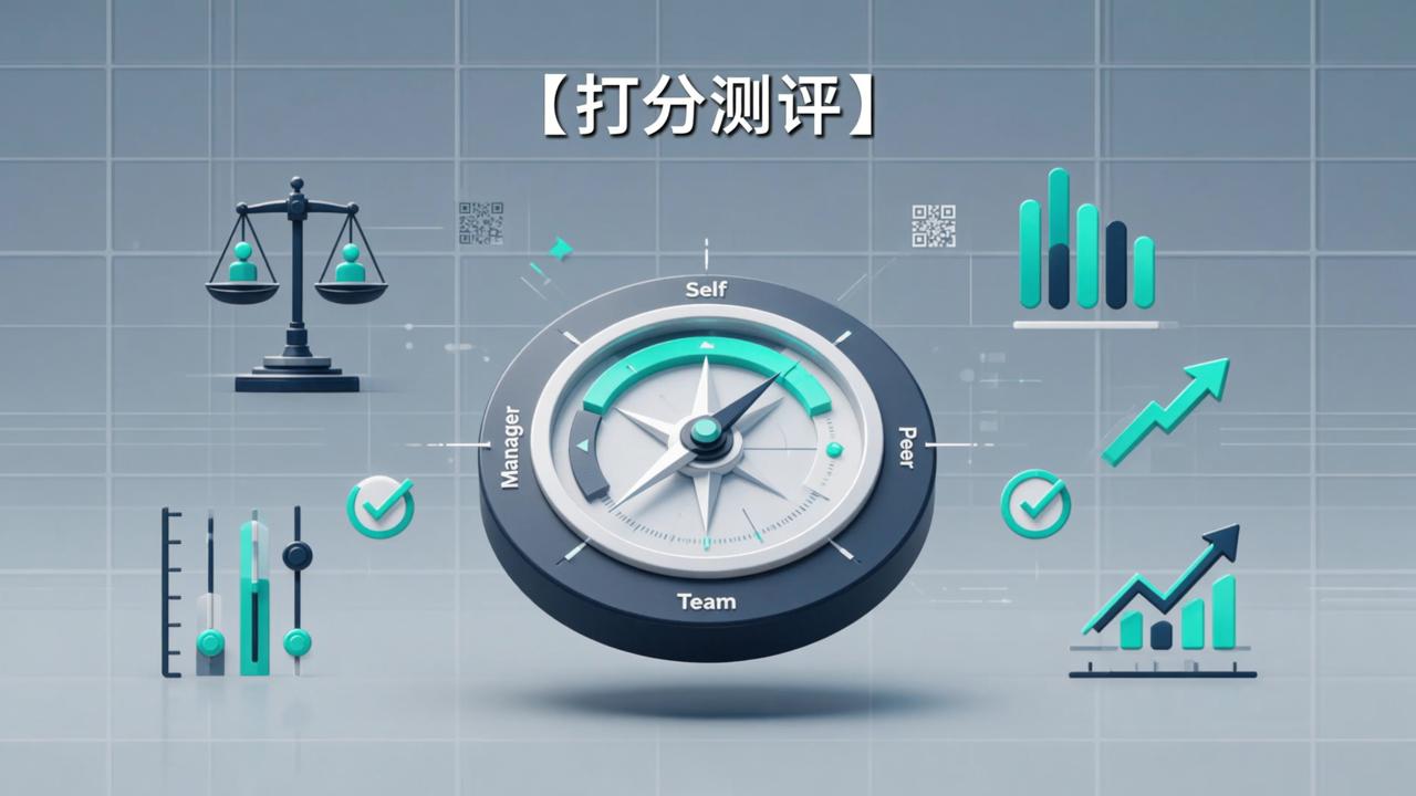 360度测评怎么打分？用【打分测评】做匿名互评、多维度权重打分，Excel报表自动生成