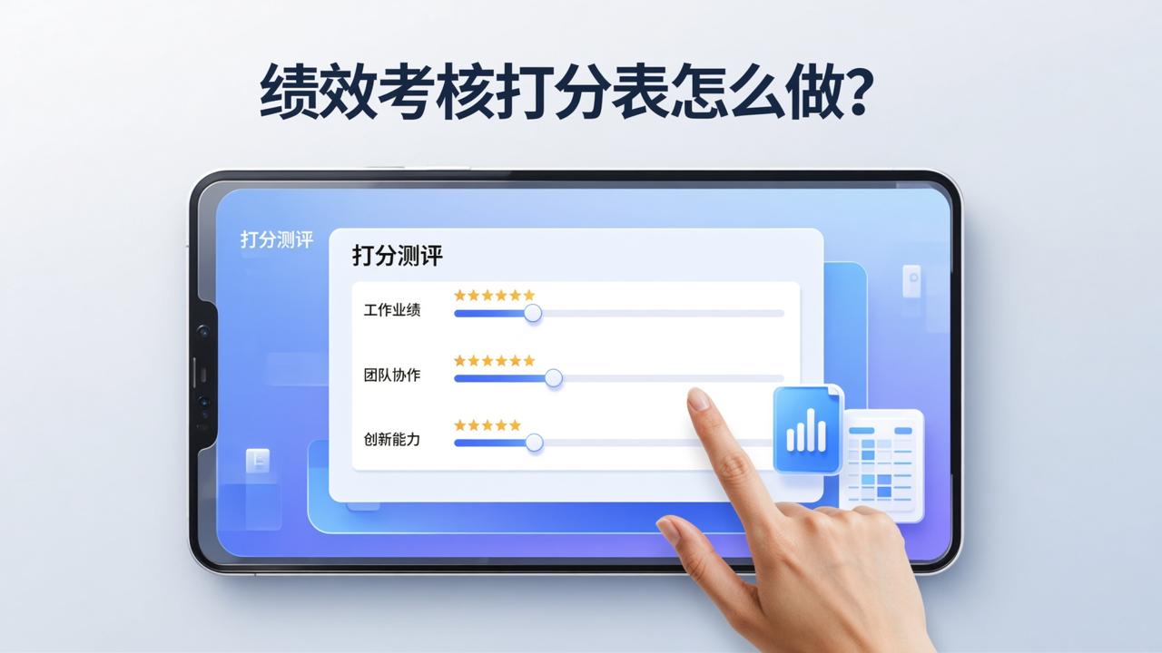 绩效考核打分表怎么做？扫码填表、多维度加权、自动汇总Excel的实操教程