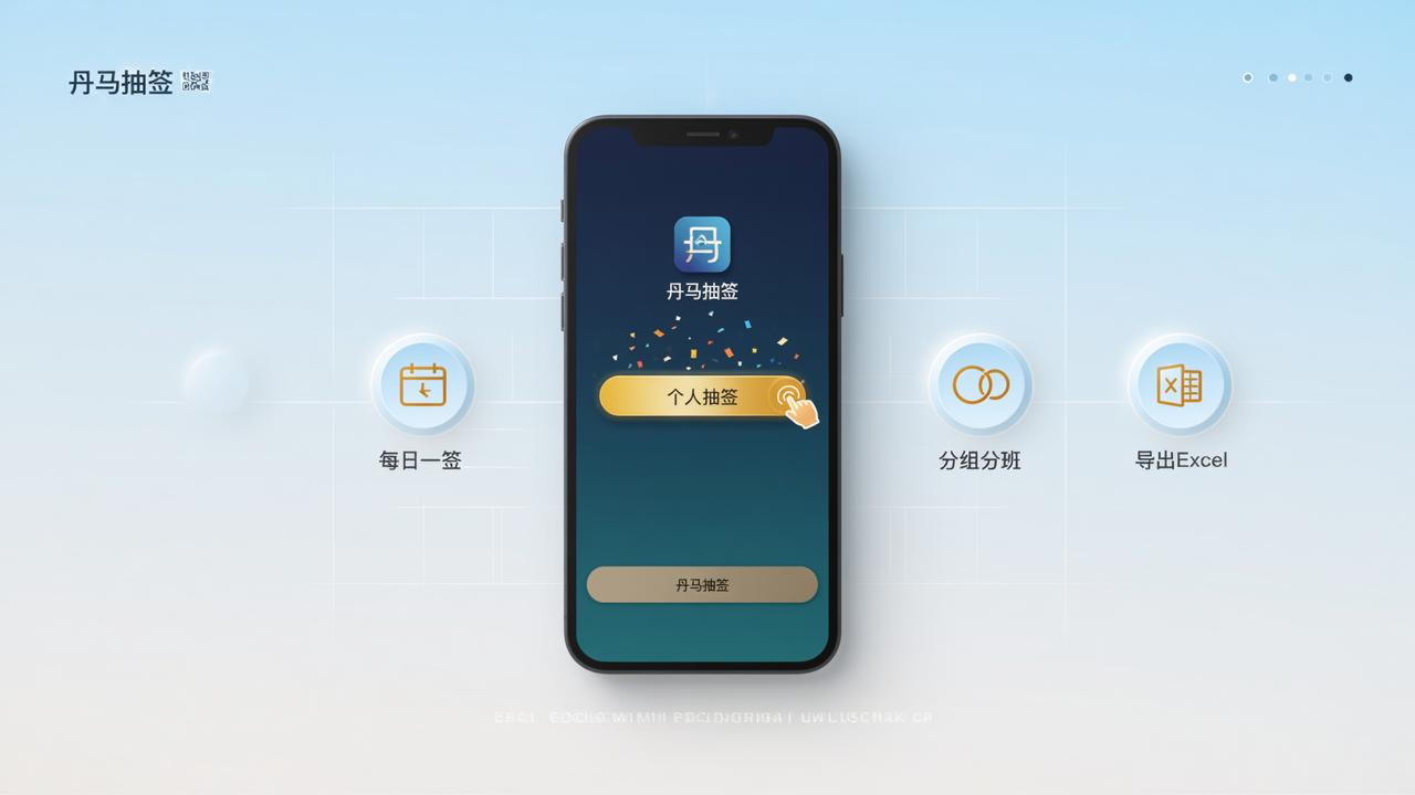 团队抽签小程序怎么用？丹马抽签扫码抽阄、分组分班、导出Excel全流程实操教程