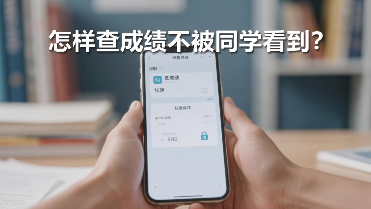 怎样查成绩不被同学看到？快查成绩一对一私密查询+自动锁屏操作教程