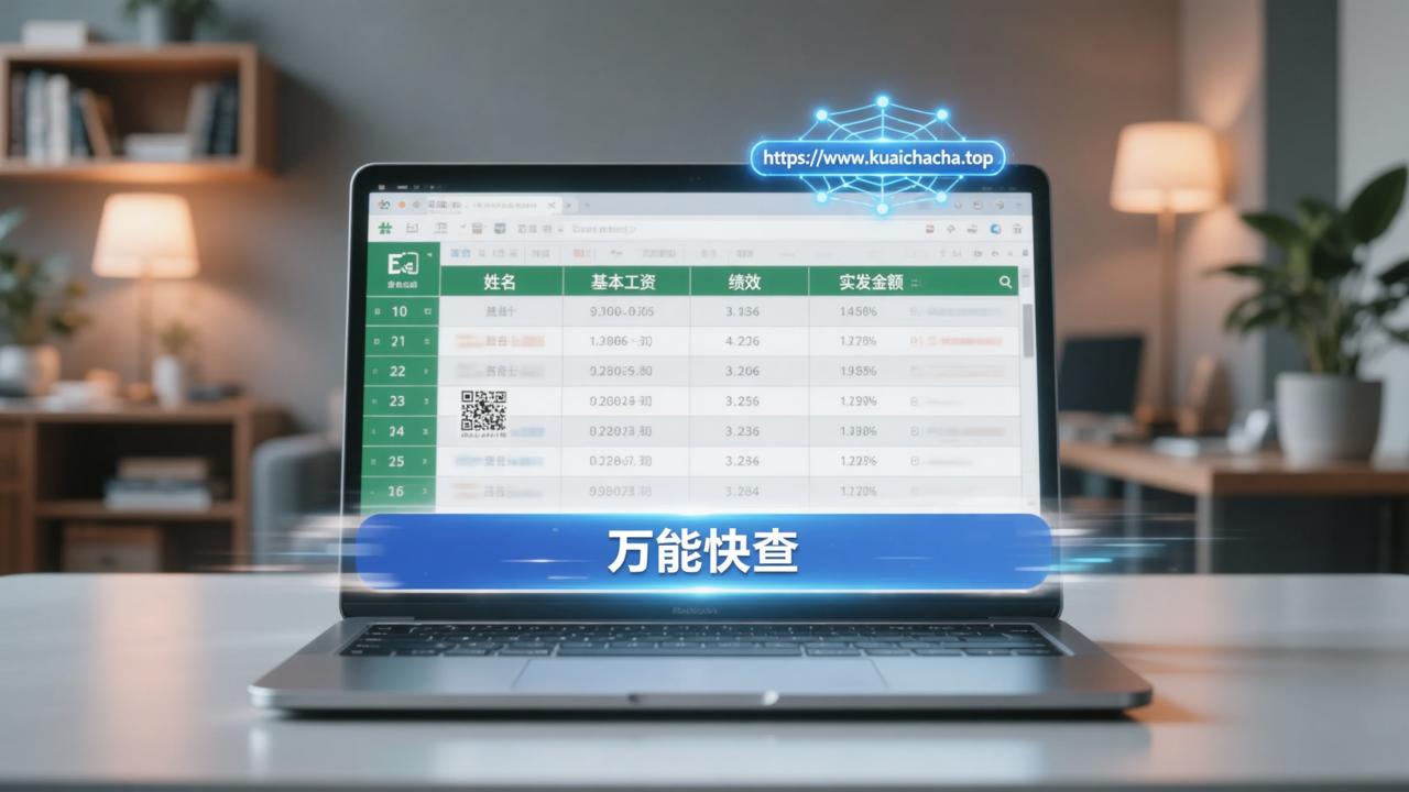 工资条查询系统怎么做？用万能快查Excel一键生成，教师HR当天就能用