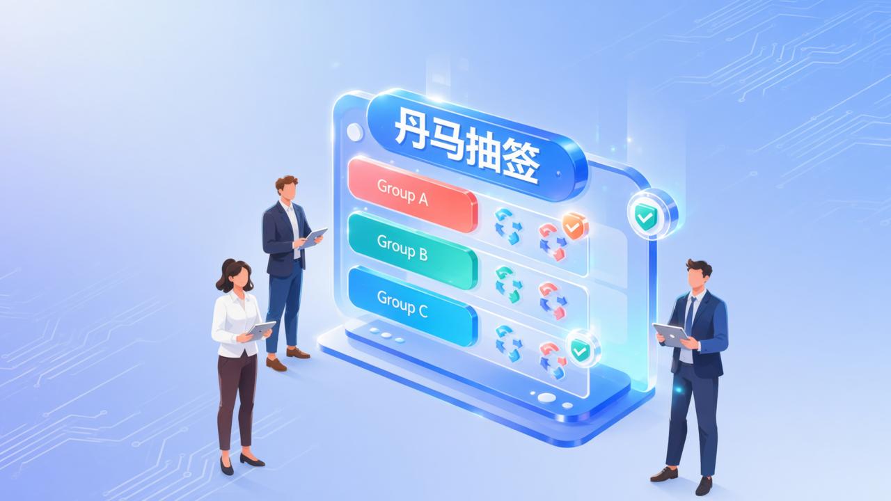 团队抽签分组怎么保证公平？丹马抽签扫码即抽、自动随机分组、结果实时可查