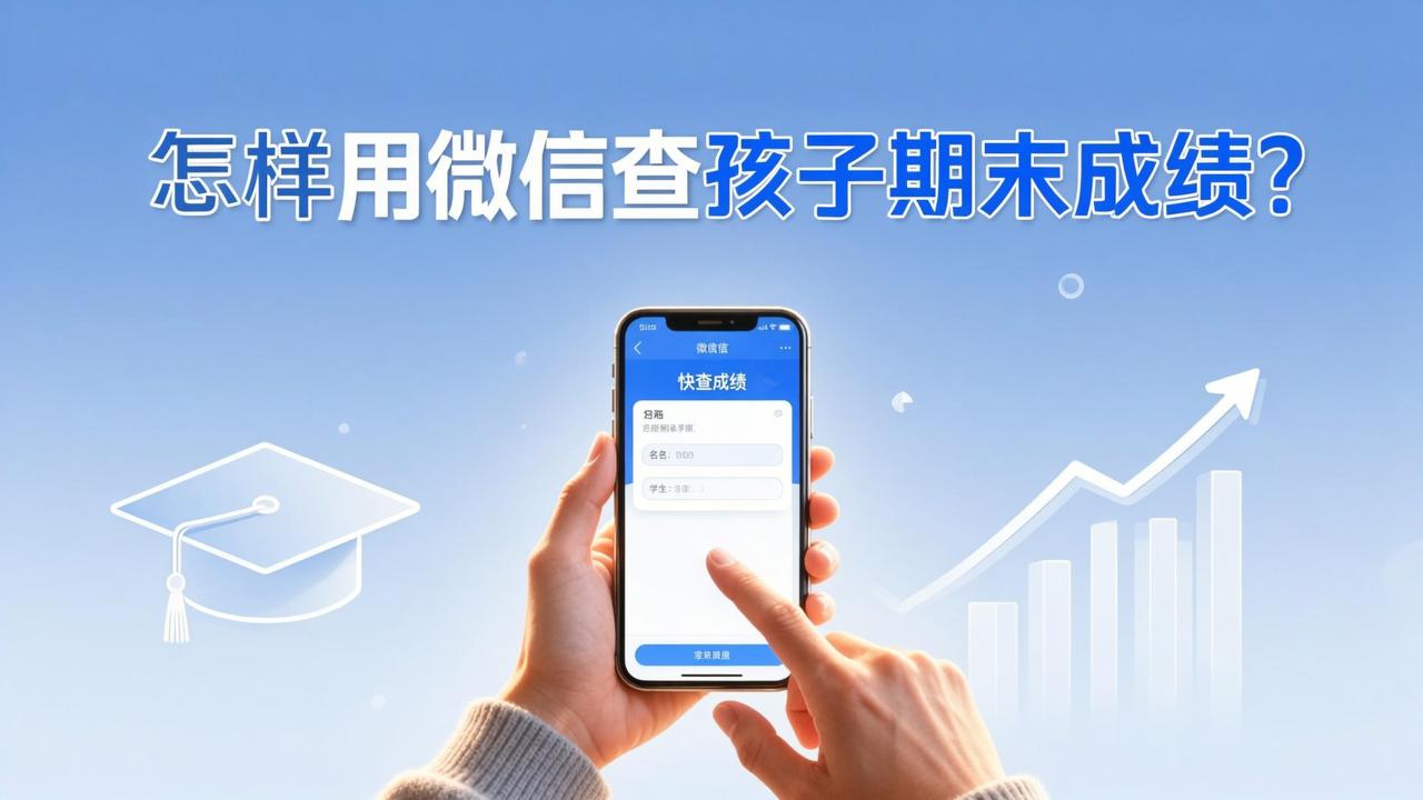 怎样用微信查孩子期末成绩？快查成绩小程序操作步骤全解析（含教师发布、家长查询、二维码分享）