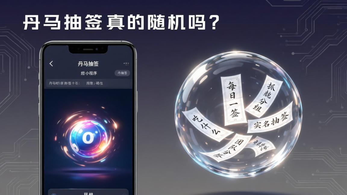 丹马抽签真的随机吗？揭秘每日一签、抓阄分组、实名抽签等6类真实操作细节