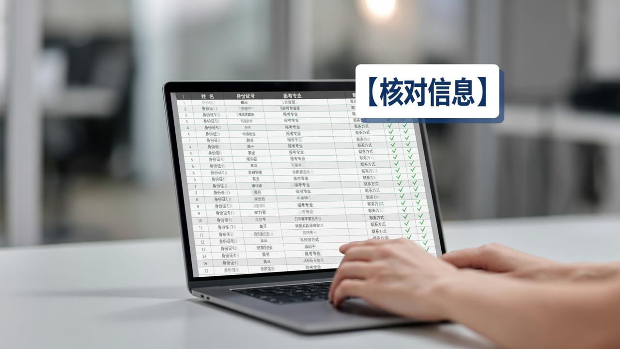 研究生报名信息核对怎么做？扫码填表、留痕修改、导出Excel全流程实操教程