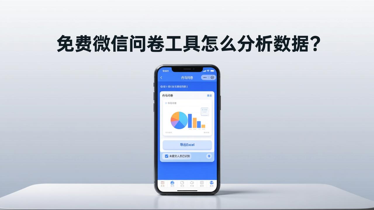 免费微信问卷工具怎么分析数据？丹马问卷导出Excel和看统计的操作步骤