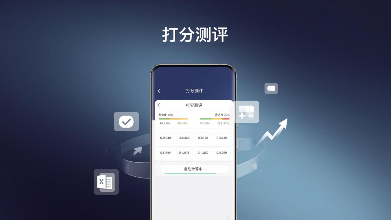 怎样用打分测评小程序自动生成评分结果？4类打分表设置步骤和实操细节全解析