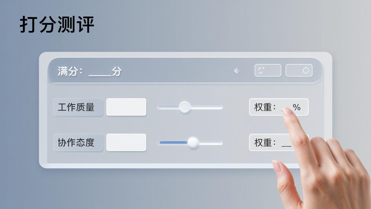 打分表满分怎么自己调？打分测评小程序自定义评分规则+扫码即打分实操教程