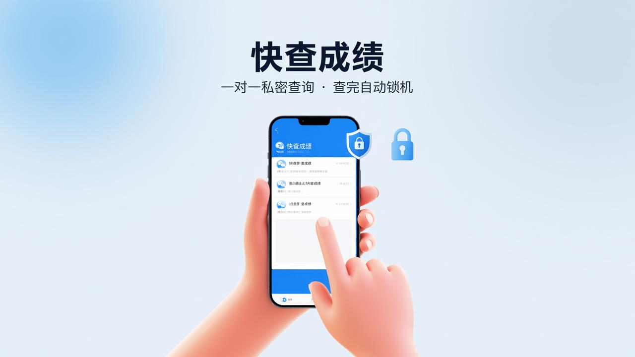 查成绩软件哪个最安全？快查成绩如何做到一对一私密查询、查完自动锁机