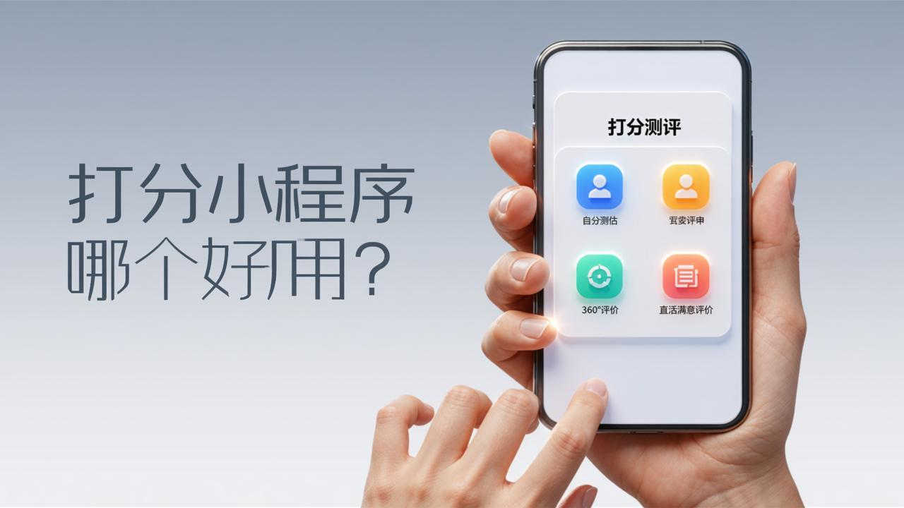 打分小程序哪个好用？【打分测评】支持自评互评、360考核、现场满意度打分的4种实操方案