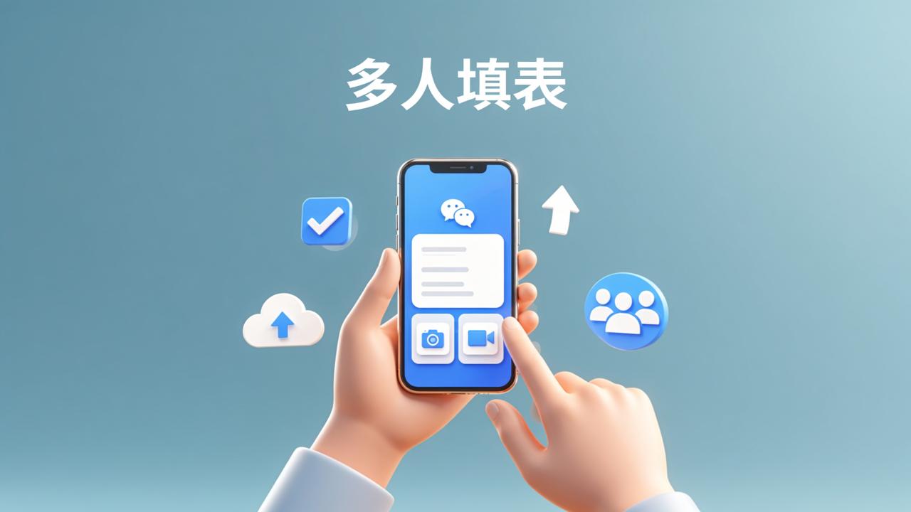 多人填表小程序怎么用？无需注册扫码即填，支持收图片视频文件的微信工具