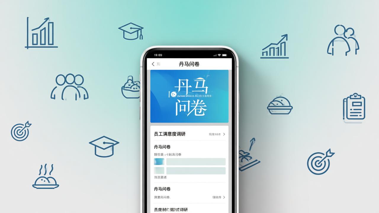 在线问卷工具怎么选？丹马问卷微信小程序支持绩效考核、员工满意度、市场调研等12类模板