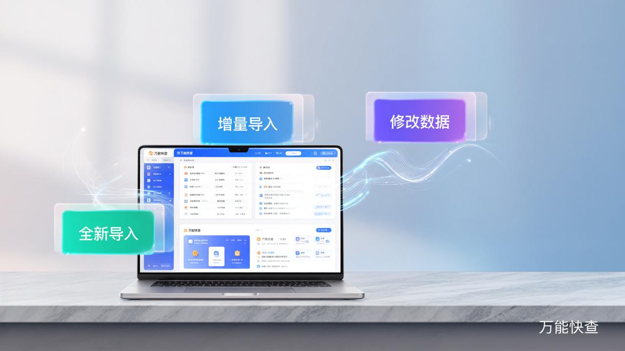 万能快查怎么导入数据？增量导入、全新导入和修改数据3种操作全详解