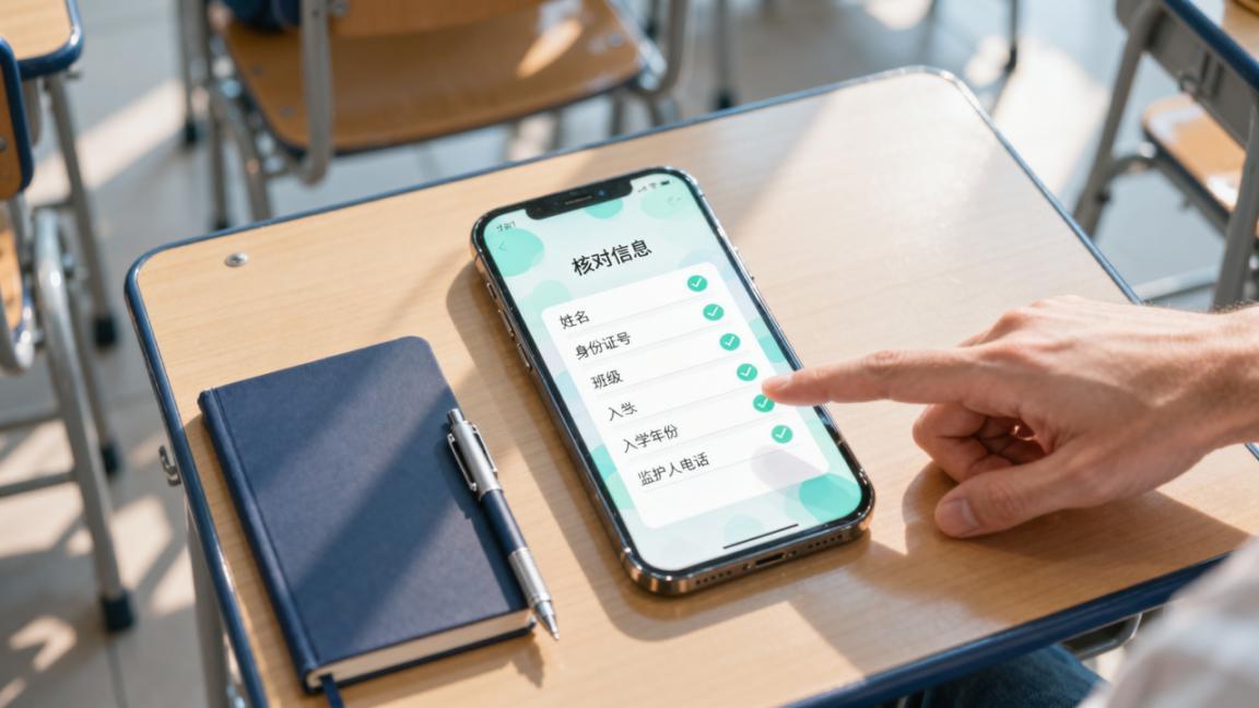 学校学籍核对用什么工具？【核对信息】微信小程序怎么操作、修改留痕、互不可见