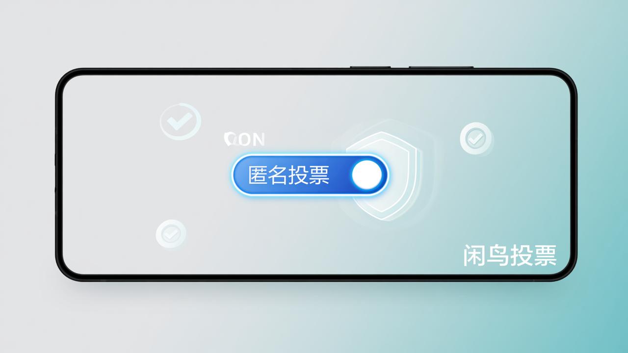 匿名投票怎么设置？闲鸟投票微信小程序开启匿名功能的详细步骤