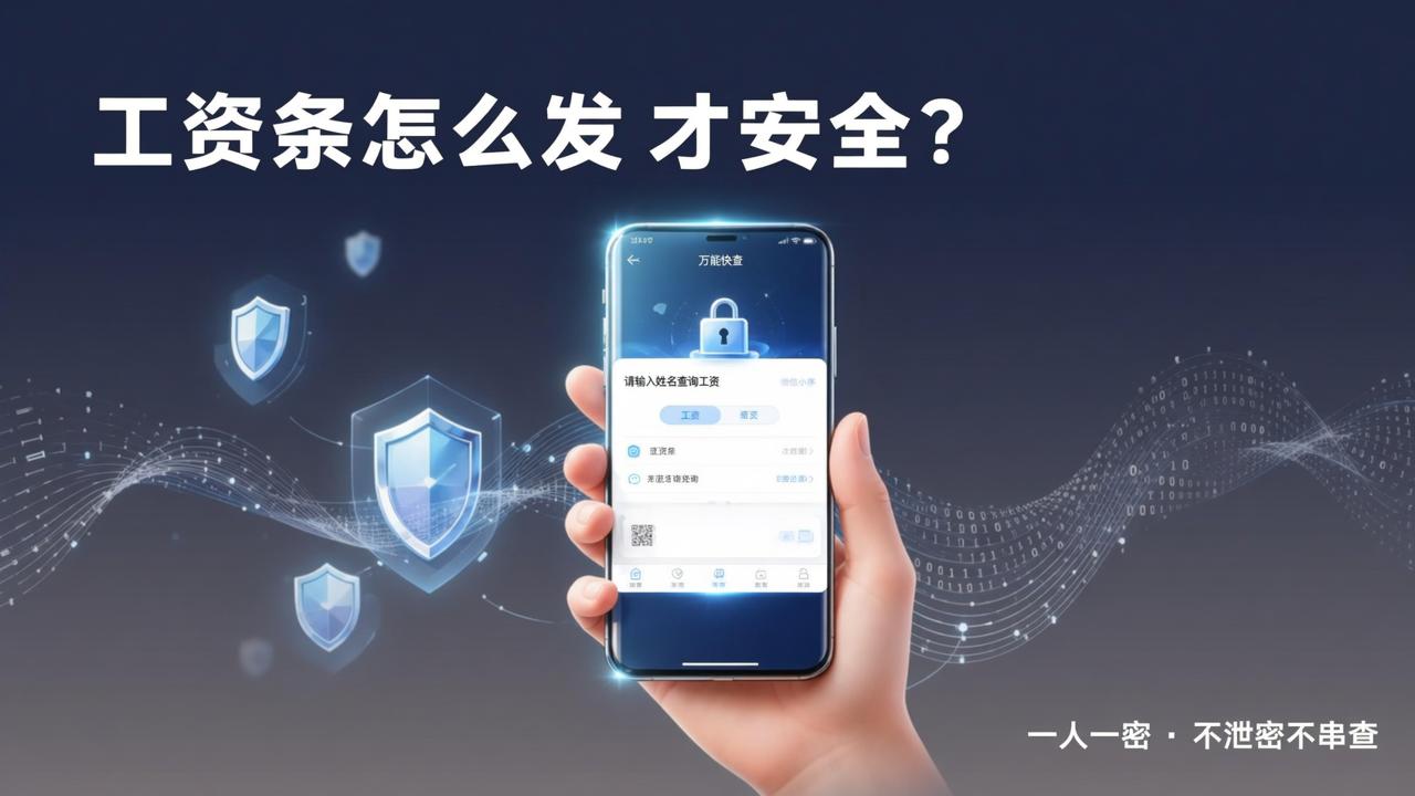 工资条怎么发才安全？万能快查微信小程序实现一人一密、不泄密不串查