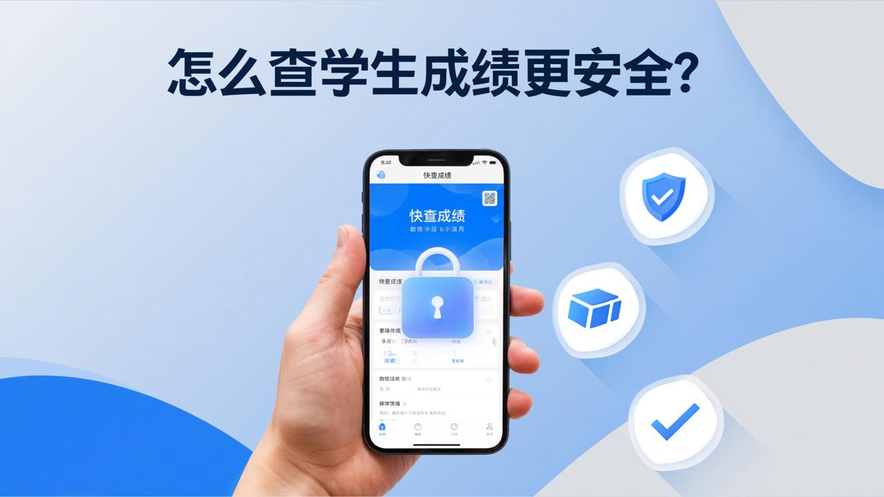 怎么查学生成绩更安全？快查成绩微信小程序手机锁定防冒查实操指南