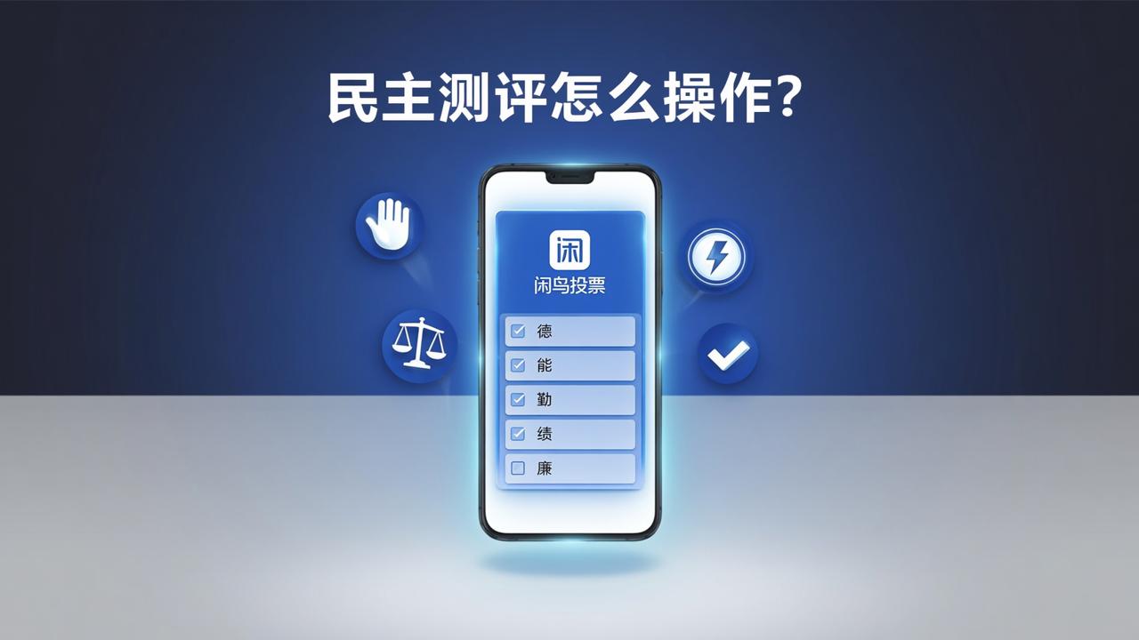 民主测评怎么操作？员工考核定性评价用什么工具更省事