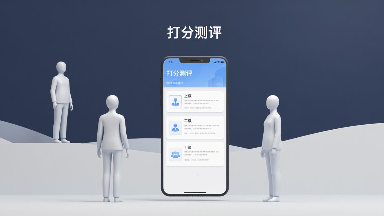 360评价用什么工具？打分测评微信小程序怎么设置上级下级平级互评表