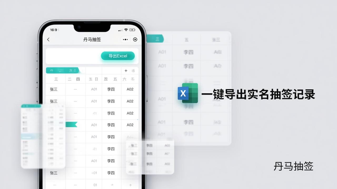 抽签结果怎么导出Excel名单？丹马抽签一键导出实名抽签记录教程