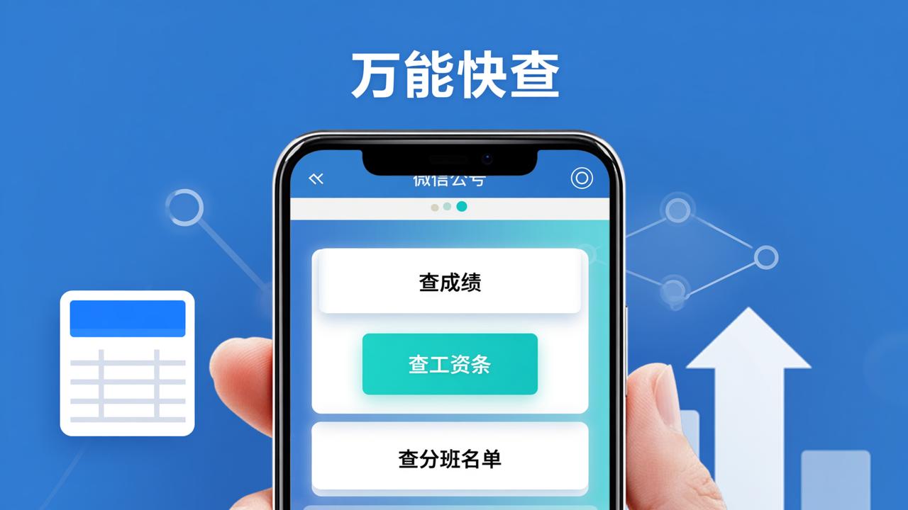 查询系统怎么接入微信公众号？万能快查支持一键生成查询入口并自动同步到公众号菜单