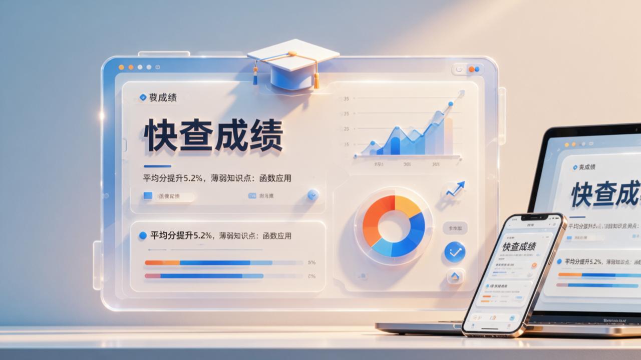 怎样自动生成考试分析总结报告？快查成绩小程序一键生成文字版分析