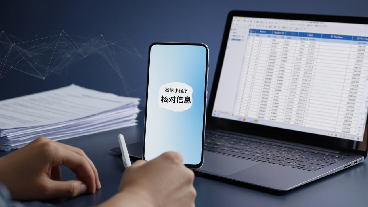 学籍信息核对怎么操作？「核对信息」小程序在线修改补填教程（含Excel导入、二维码发放、结果导出）