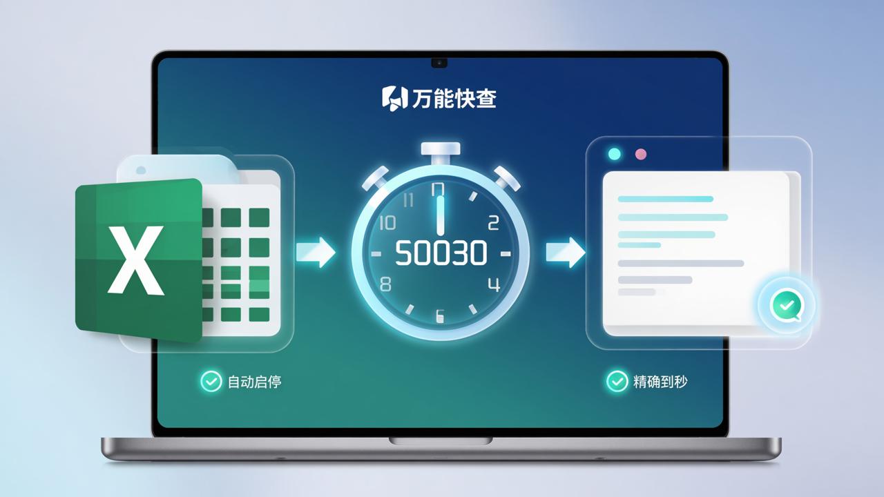 万能快查怎么设置定时发布查询？Excel转查询系统详细操作步骤