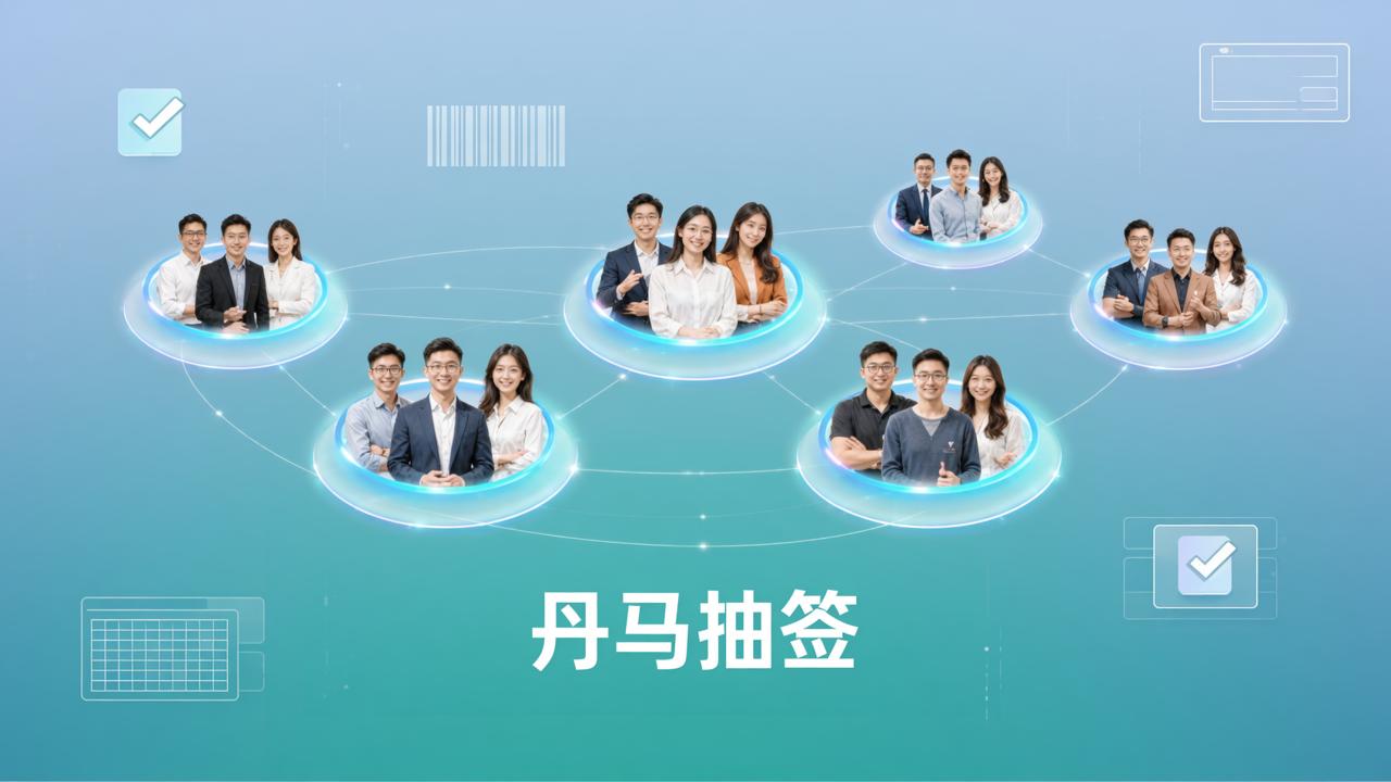 随机分组工具怎么用？丹马抽签导入名单3步完成分组，支持实名管理与Excel导出