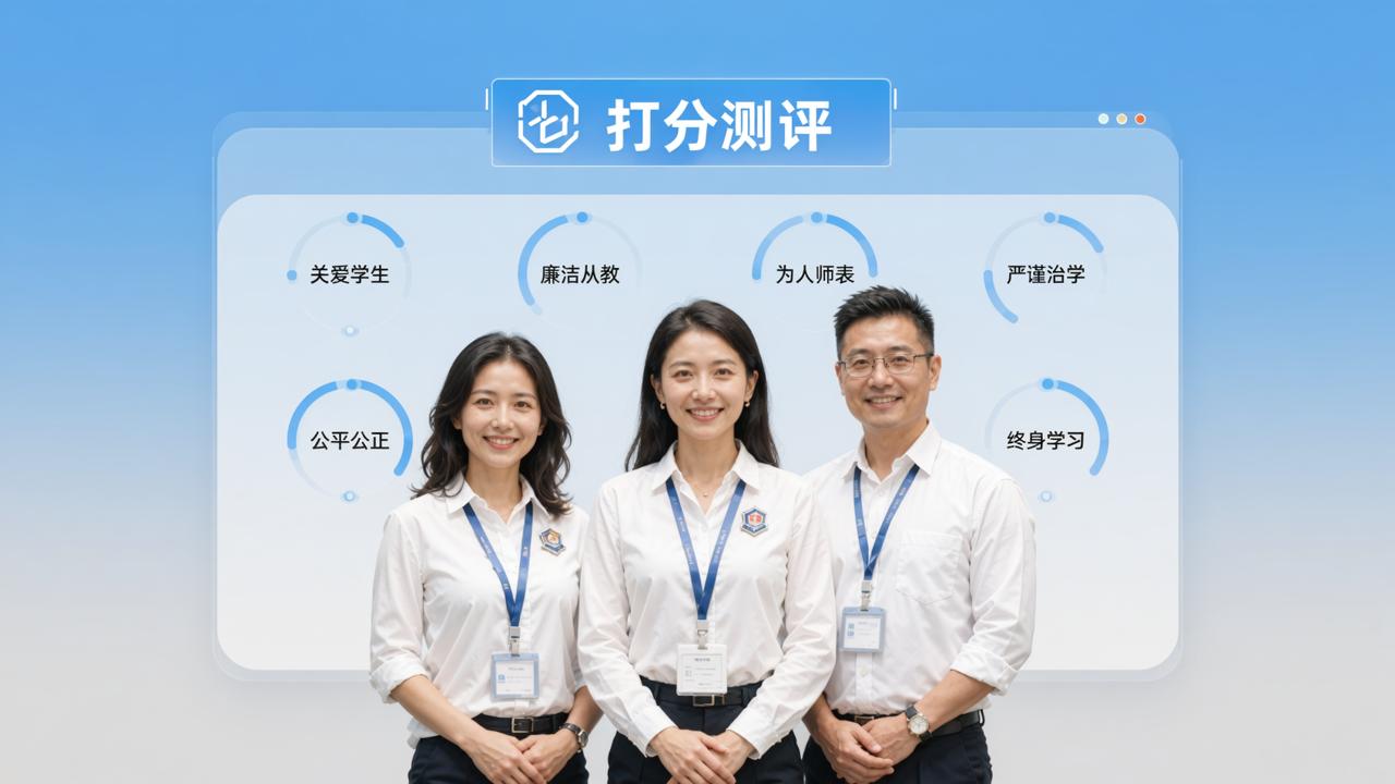 如何用打分测评开展师德师风评价？匿名互评、多维度指标、扫码即填、结果自动汇总