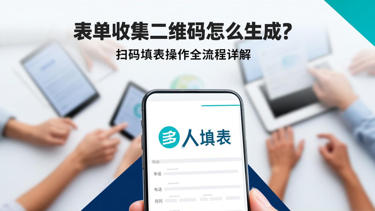 表单收集二维码怎么生成？多人填表小程序扫码填表操作全流程详解
