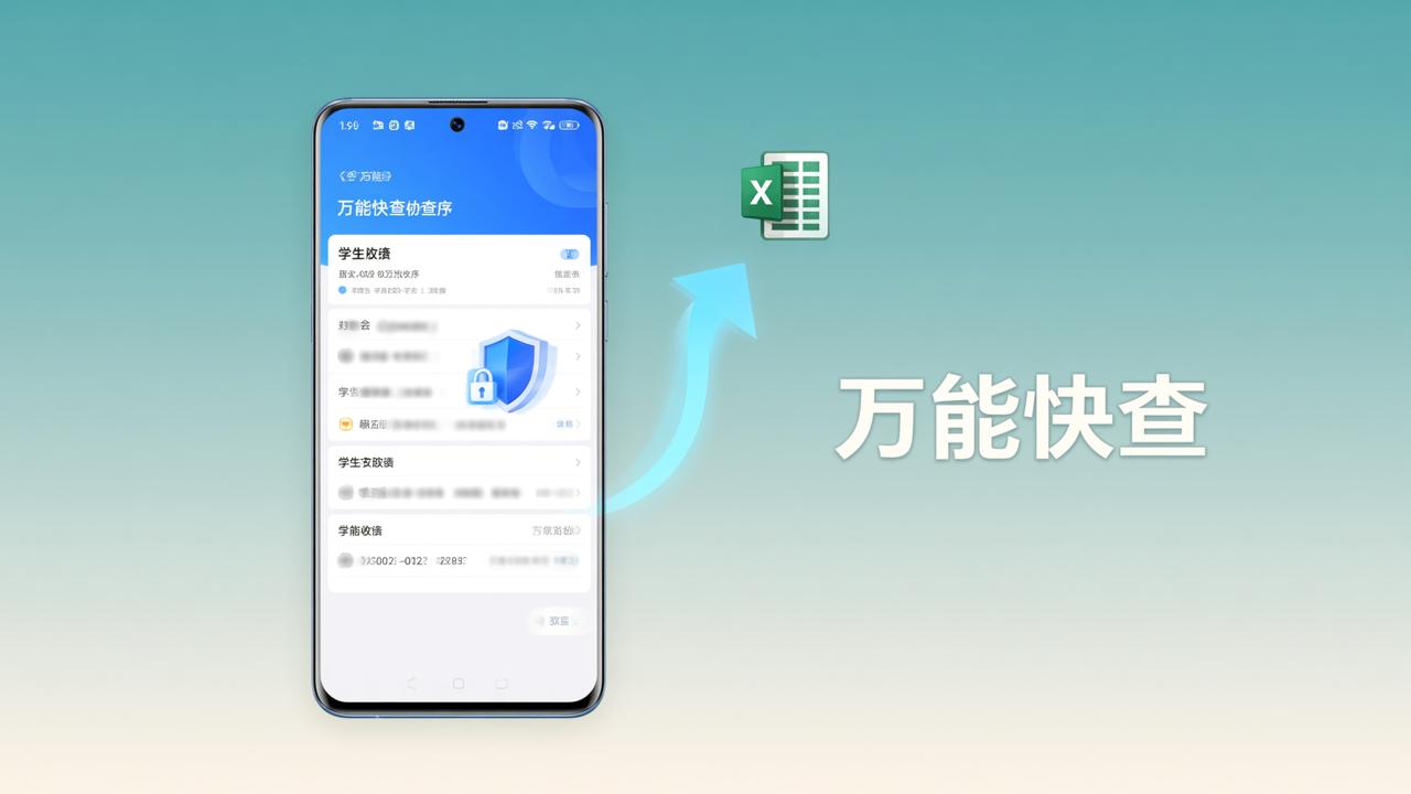 期末成绩怎么查最方便？万能快查Excel导入后一键生成手机可查链接