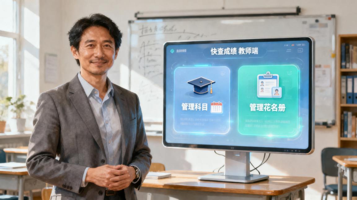 怎样管理考试科目和学生花名册？快查成绩教师端「管理科目」与「管理花名册」实操教程