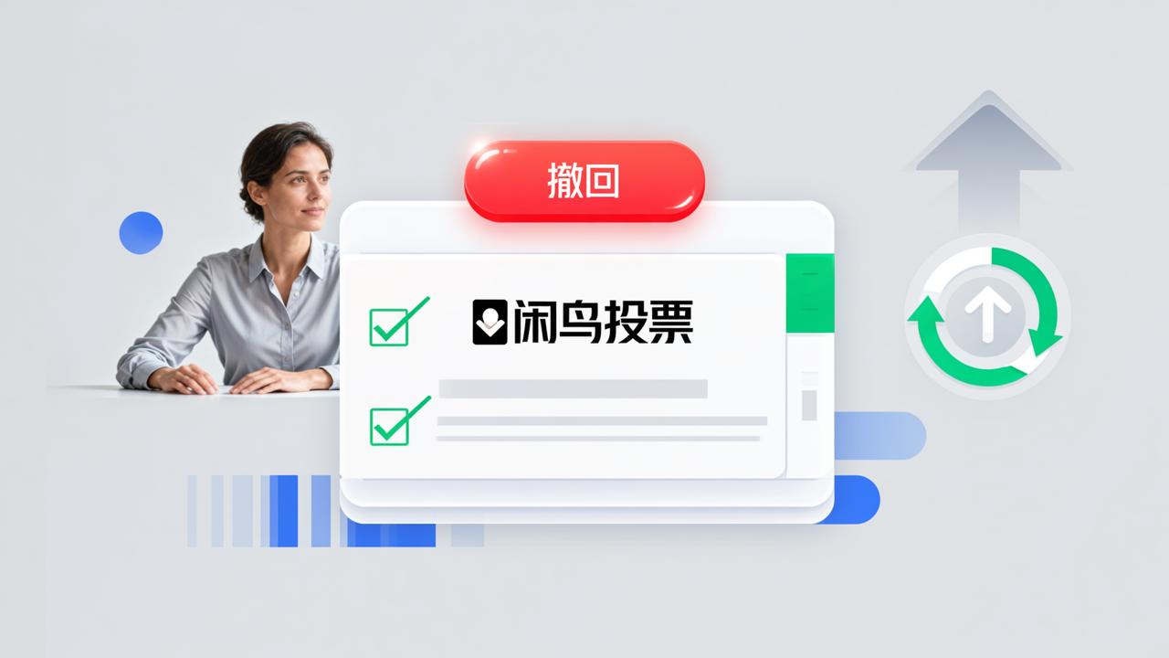 投票后还能取消吗？闲鸟投票支持交表前撤回、管理员复位重投，办公评优实操教程