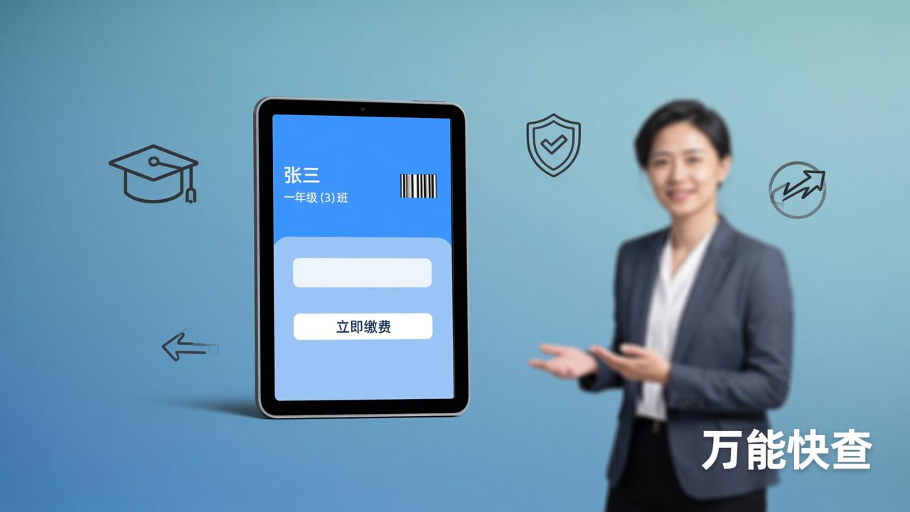 查询结果怎么添加收款码？万能快查支持按班级/学生显示不同收款二维码操作教程