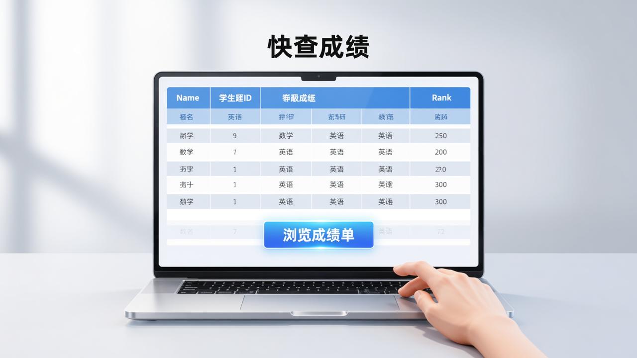 怎样在快查成绩小程序里一键浏览全部学生成绩？教师端成绩单全量查看操作教程