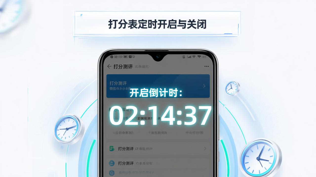 打分表怎么定时开启和关闭？微信小程序自动控制打分时间的操作教程