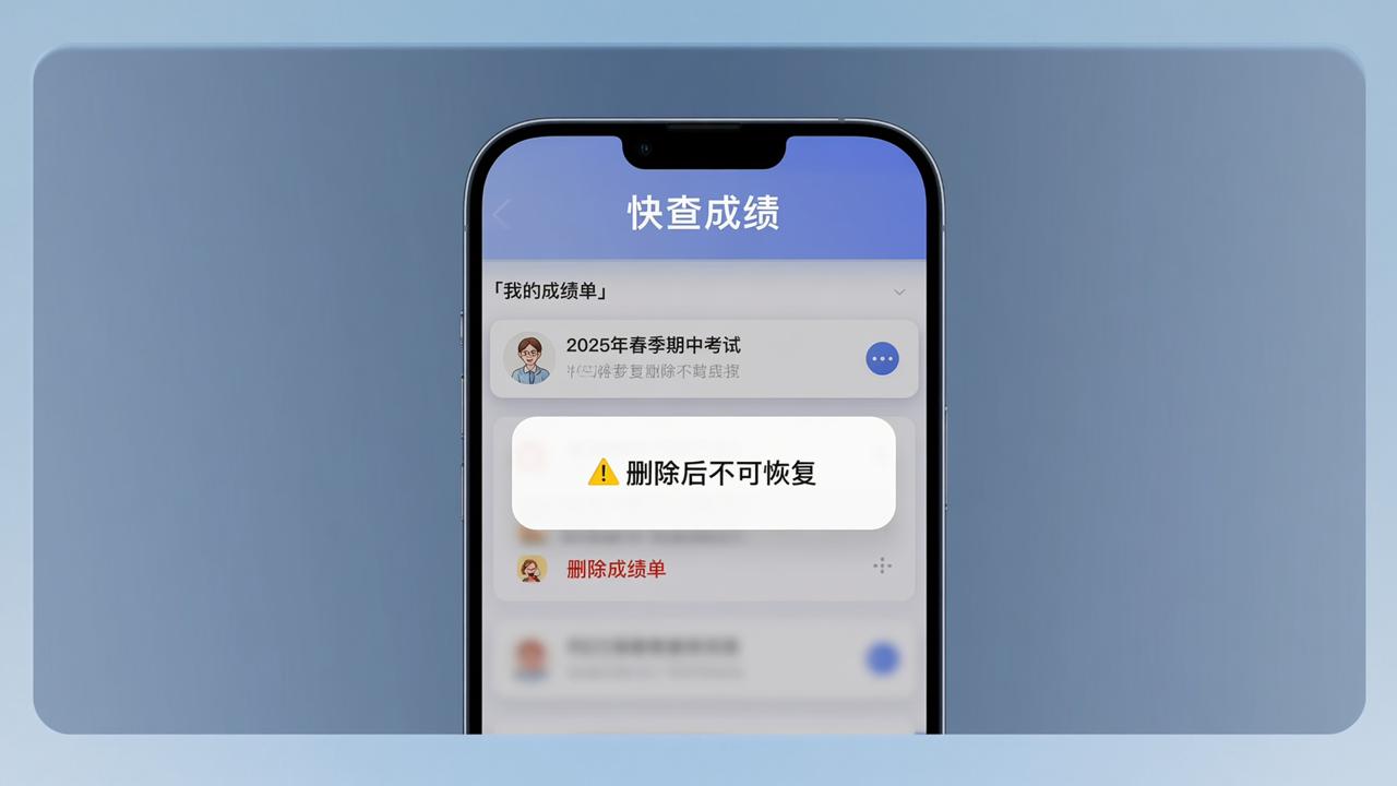成绩单可以删除吗？快查成绩删除成绩单详细步骤与注意事项
