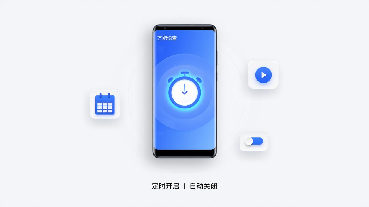 万能快查怎么设置定时停止查询？自动开启关闭时间操作步骤详解