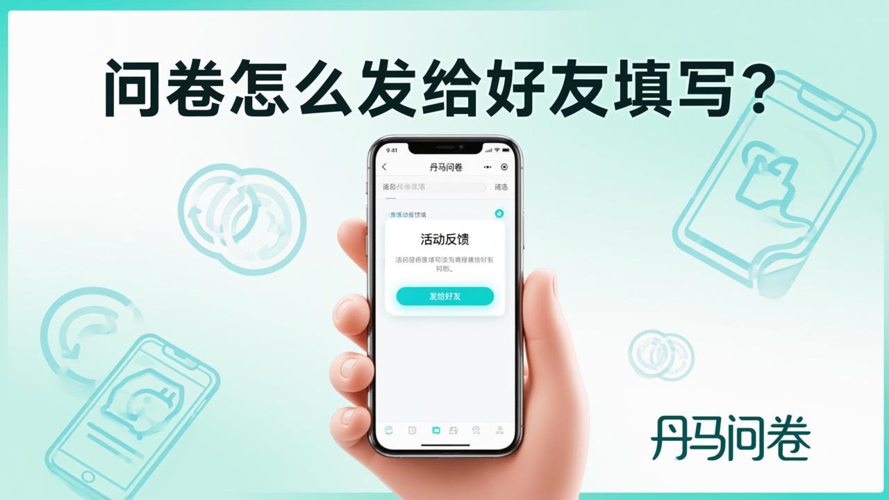 问卷怎么发给好友填写？丹马问卷微信小程序扫码分享实操教程