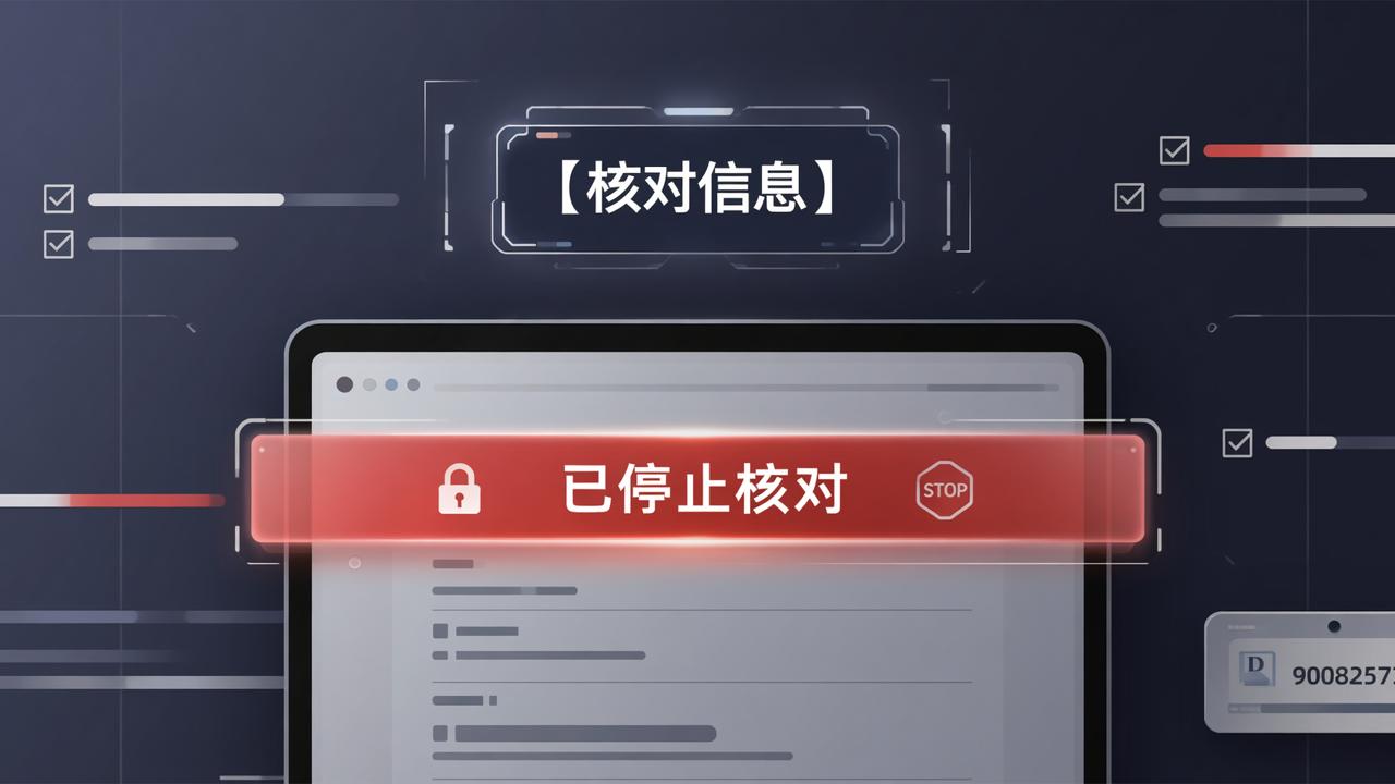 核对表怎么停止核对？【核对信息】收回未完成表格的详细操作步骤