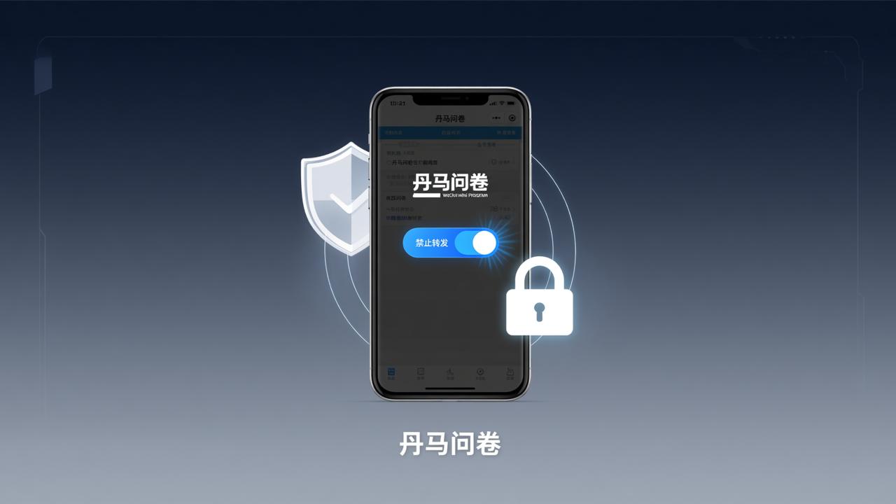 问卷怎么禁止转发？丹马问卷微信小程序设置禁止转发操作步骤详解