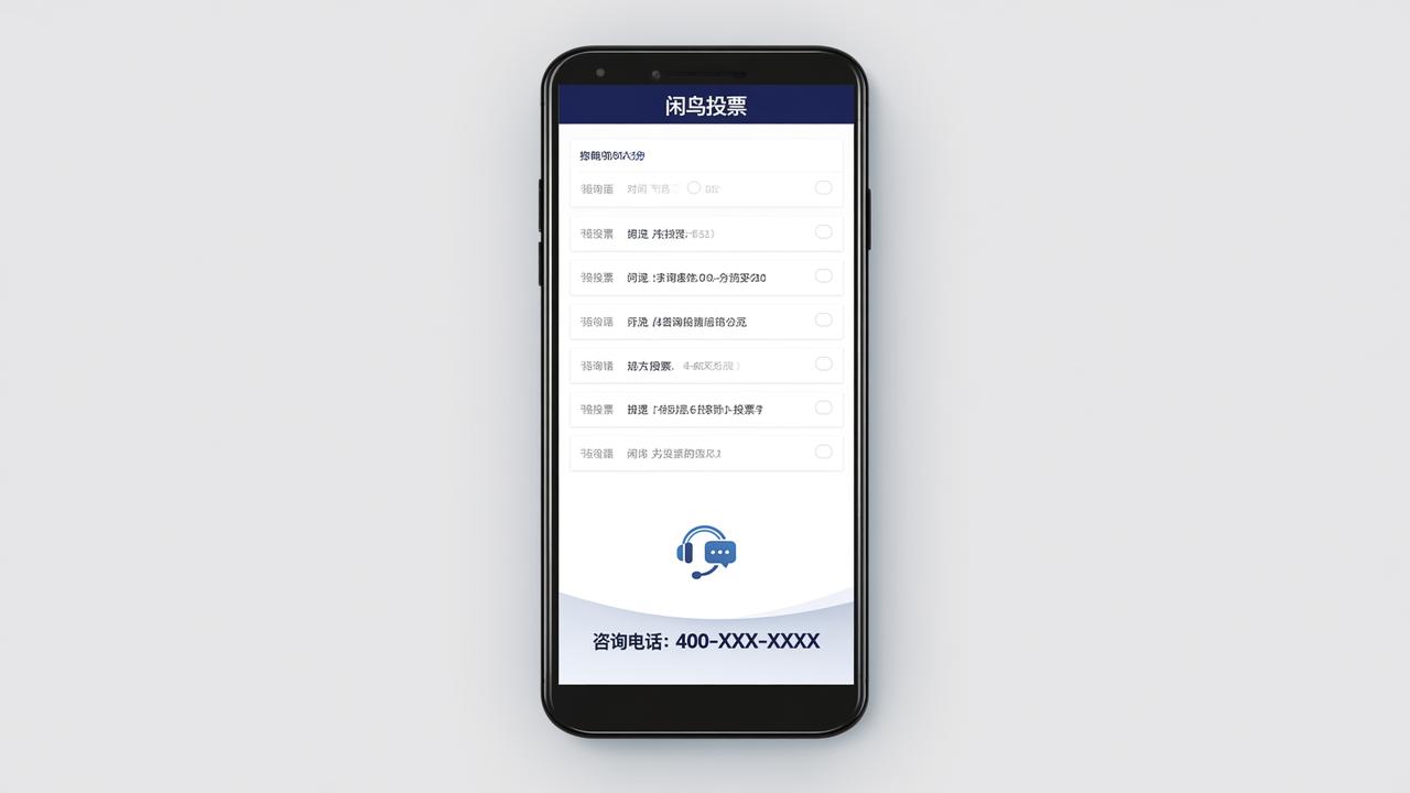 闲鸟投票怎么添加咨询电话？微信投票表底部联系方式设置教程