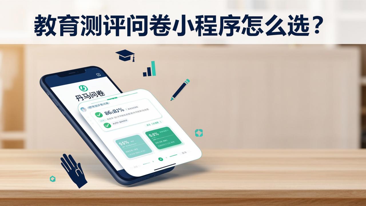 教育测评问卷小程序怎么选？丹马问卷支持自动阅卷、成绩导出和实名考试管理