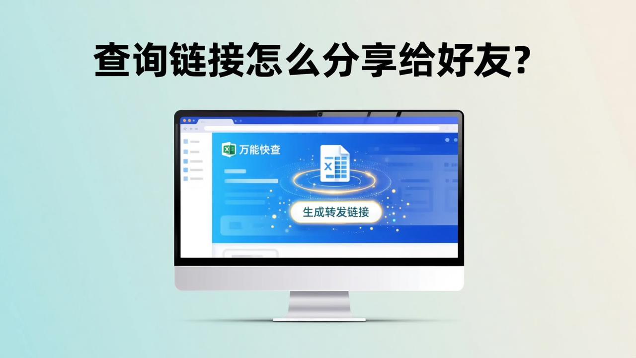 查询链接怎么分享给好友？万能快查生成转发链接和二维码的详细操作步骤