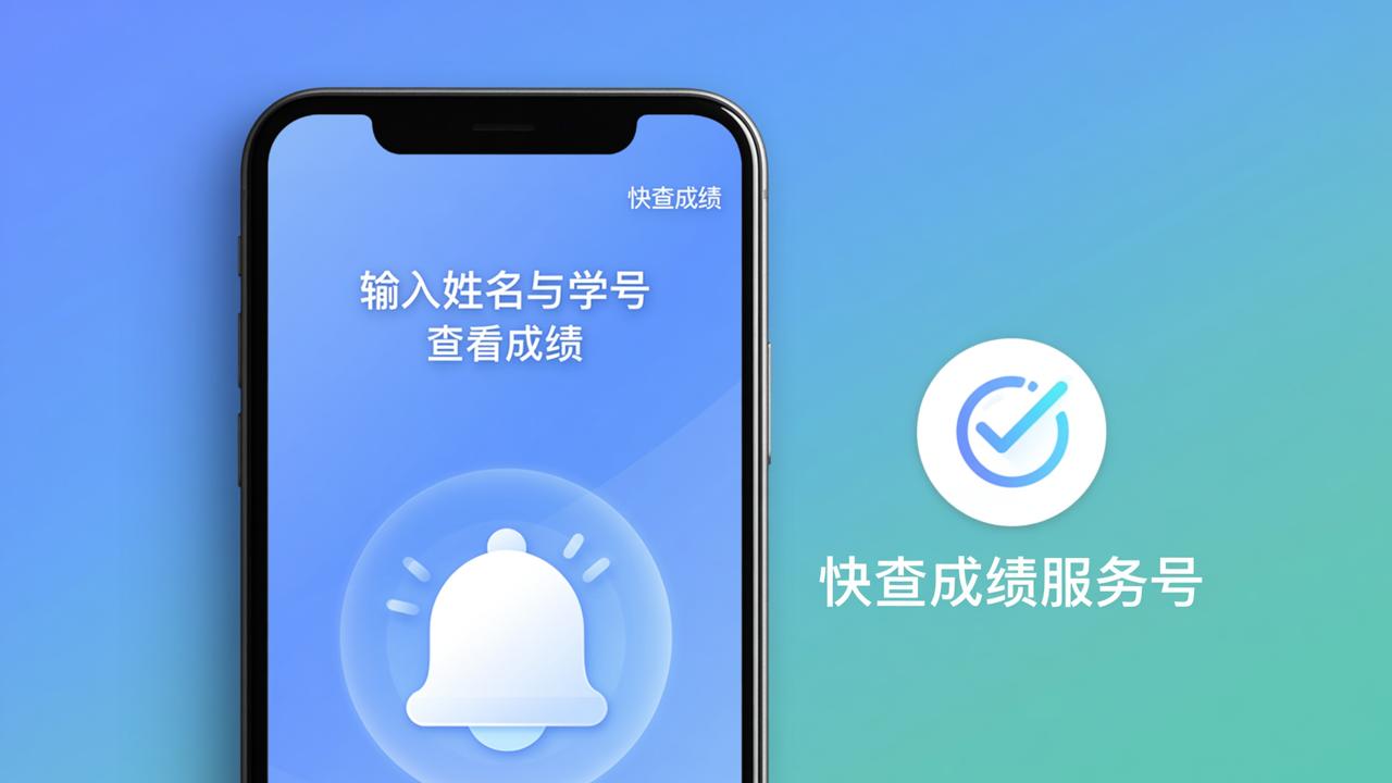 快查成绩怎么关注服务号？微信查成绩自动通知设置教程