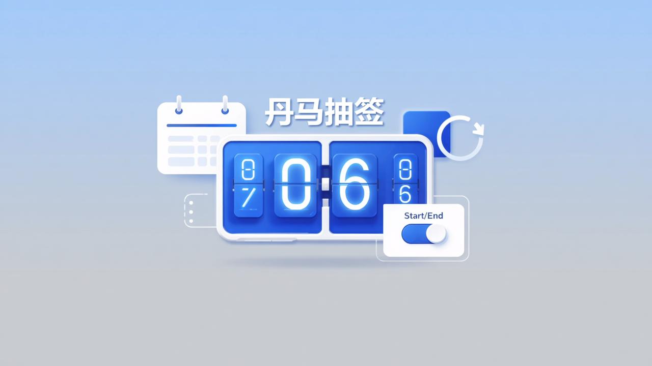 抽签活动时间怎么设置？丹马抽签支持自定义开始/结束时间、倒计时和重复周期，实操教程
